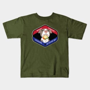 Brain Freeze Pittie Kids T-Shirt